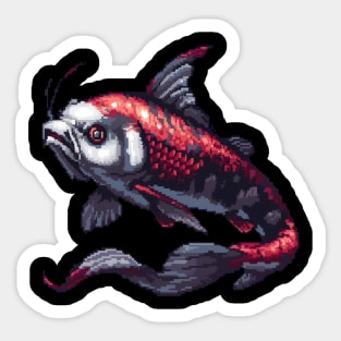 Pixel Catfish Sticker